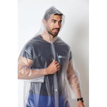 Imagem de Capa de Chuva Transparente em PVC Laminado - Marca Brascamp - Ref 1080