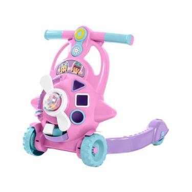 Imagem de Andador Bebe Aviador Rosa Tateti - Calesita, Colorido