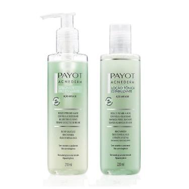 Imagem de Kit Acnederm Sabonete Líquido e Loção Tônica Pele Oleosa com Acne Payo