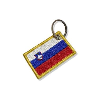 Imagem de BP0443-057A Bandeira Eslovênia Patch Bordado 5,7x3,8cm - BR44
