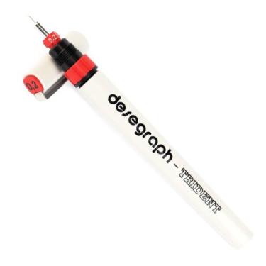 Imagem de Caneta Nanquim Desegraph 0.2 + Tinta Nanquim - Trident