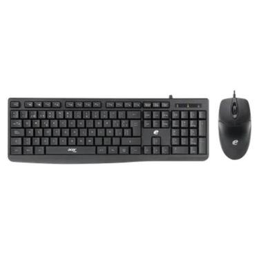 Imagem de Kit Mouse e Teclado Office Acer ABNT2 USB Preto EAK040