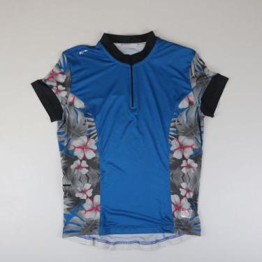 Imagem de Camiseta Ciclismo Kanxa 7421, GG, Azul, Preto