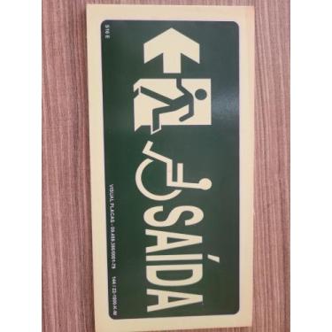 Imagem de Placa Fotoluminescente S16 - Visual placas