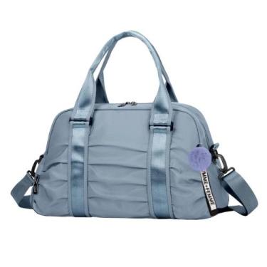 Imagem de Bolsa Feminina Mala Esportiva Fitness Academia + Chaveiro - Lefipe, Az