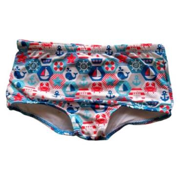 Imagem de Sunga Boxer Infantil Estampa Digital Akamai, Barquinho, 8
