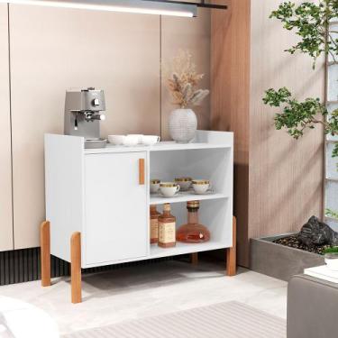 Imagem de Aparador Buffet Luxor com Porta para Sala Cozinha Barzinho e Cantinho 