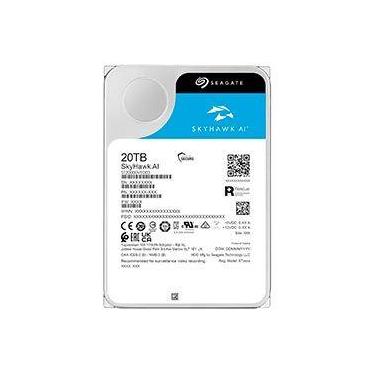 Imagem de HD Seagate 20TB SkyHawk AI Vigilância 3.5 SATA 3 7200RPM ST20000VE003 