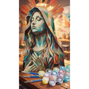 Imagem de Kit Pintura Numerada Terapêutica Completo - Congratulations Store