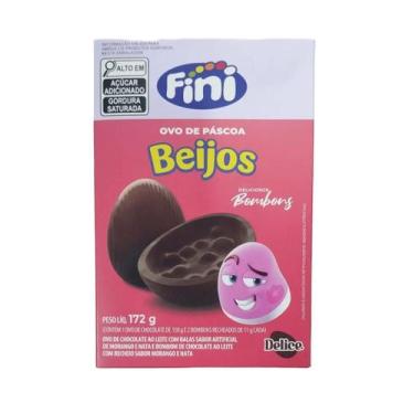 Imagem de Ovo de Páscoa De Chocolate ao Leite e Fini Beijos 172g