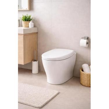 Imagem de Assento para vaso Sanitário Vaso Quadrado Sabatini Soft Close Civitt -