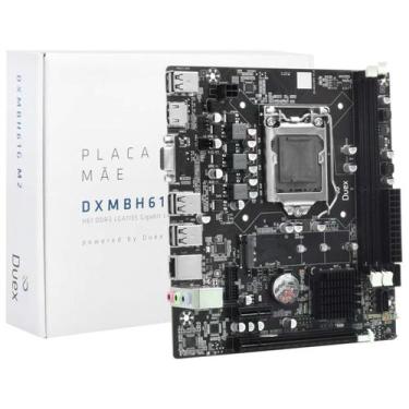 Imagem de Placa Mae Duex M2 Intel H61 1155 Ddr3 Vga Hdmi Rede GigaBit