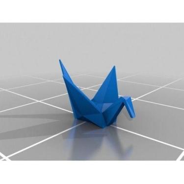 Imagem de Tsuru Origami Geométrico Decoração Cor:Preto - SNS3D, Preto
