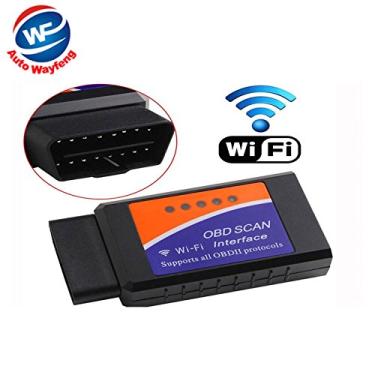 Imagem de Auto Wayfeng WF® Ferramenta de leitura de código de carro OBD2 sem fio OBD2, ferramenta de diagnóstico do motor de verificação do adaptador de scanner para iOS Apple iPhone iPad Air Mini iPod Touch e Andorid