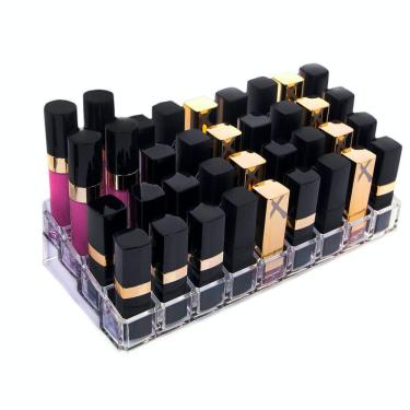 Imagem de Organizador Porta Batom Com 36 Divisórias Em Acrílico