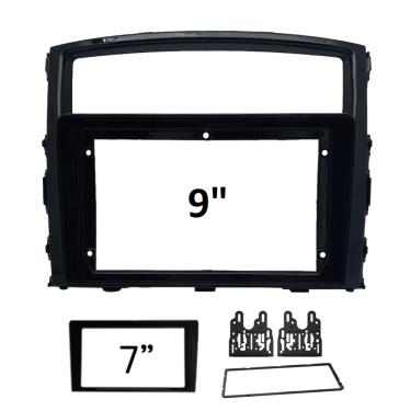 Imagem de Moldura 9" e 7" Mitsubishi Pajero Full 10/20 - Black Piano