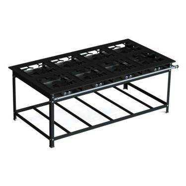 Imagem de Fogão Industrial 30x30 P7 8 Bocas Alta Pressão - JL Colombo