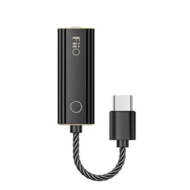 Imagem de FiiO Amplificadores de fone de ouvido JadeAudio KA1 pequeno amplificador USB DAC alta resolução sem perdas para smartphone/PC/Laptop/Players (preto, tipo C)