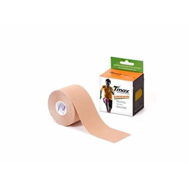 Imagem de Bandagem Kinesio Elástica Funcional Adesiva Tmax (BEGE)