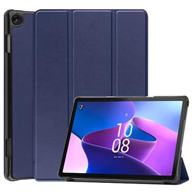 Imagem de Kepuch Couro-PU Capas Bolsas Estojos para Lenovo Tab M10 3rd Gen TB-328F - Azul