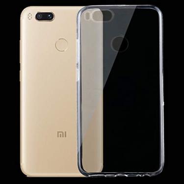 Imagem de For Xiaomi Mi 5X / A1 0.75mm Ultra-thin Transparent TPU Protective Case(Transparent)