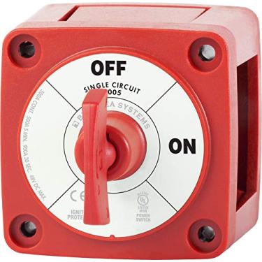 Imagem de Blue Sea Systems – Interruptor de bateria Blue Sea 6005 m-Series (Mini) com circuito único ON/OFF / 6005 /