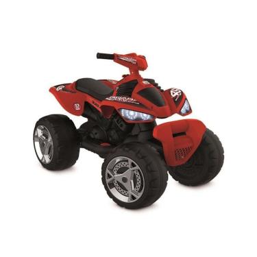 Imagem de Super Quadriciclo Elétrico Infantil 12V Bandeirante Vermelho