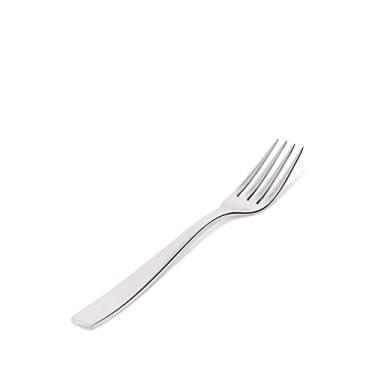 Imagem de Garfo de sobremesa A Di Alessi "Knifeforkspoon" de 16,5 cm, polimento espelhado, conjunto de 6