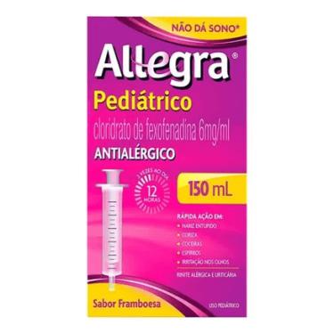 Imagem de Allegra Pediátrico 6mg/mL Suspensão Oral 150mL + seringa dosadora SANOFI-AVENTIS