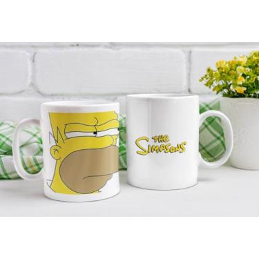 Imagem de Caneca De Porcelana Homer Simpson - Caneca De Tudo