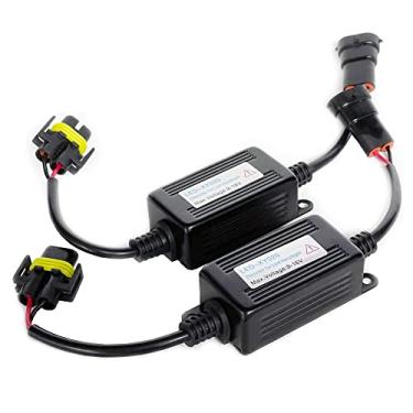 Imagem de SOCAL-LED 2x H11 H8 LED Decodificador Atualizado Forte Canbus Código de Erro Aviso Cancelador Adaptador de Relé Anti Cintilação