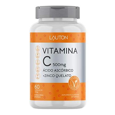 Imagem de Vitamina C + Zinco 500mg - 60 Cápsulas Lauton Nutrition, Lauton Nutrition