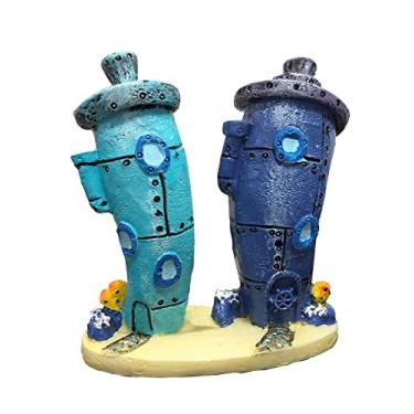 Imagem de Penn-Plax Ornamento de aquário da parte inferior do biquíni Bob Esponja | Ótimo visual de decoração para o seu tanque