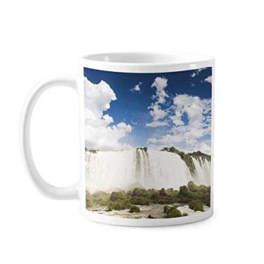 Imagem de Cachoeira Ciência Florestal Natureza Cenário Caneca Cerâmica Café Porcelana Utensílios de Mesa