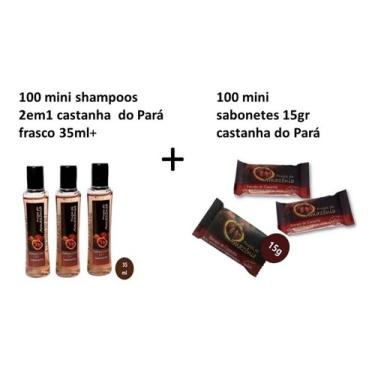 Imagem de Kit Mini Sabonetes+shampoos Para Pousadas,airbnb,hotéis