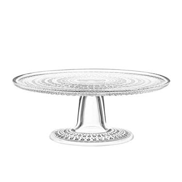 Imagem de Suporte para bolo iittala 1019580 Kastehelmi, transparente, diâmetro aproximado 9,6 x altura 3,5 polegadas (245 x 88 mm)