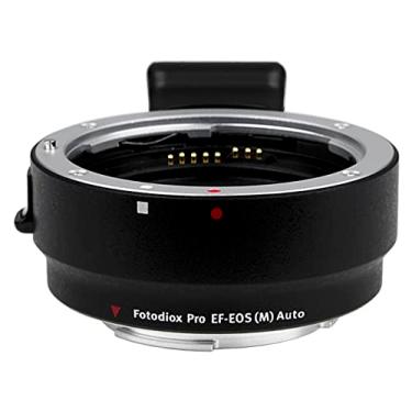 Imagem de Adaptador de montagem de lente Fotodiox Pro com exposição automática, foco automático e abertura automática, lente Canon EOS EF EFs para corpo de câmera EOS M EF-m