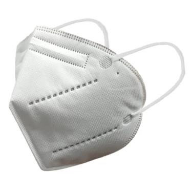 Imagem de Máscaras KN95 Branca Adultas com ANVISA Fabricada no BRASIL - Embaladas de 1 em 1 - Kit de 1, 5, 10, 15, 20, 25, 50 Unidades - BFE > 98% - FPP2 PFF2 - SOS Mascaras (25)