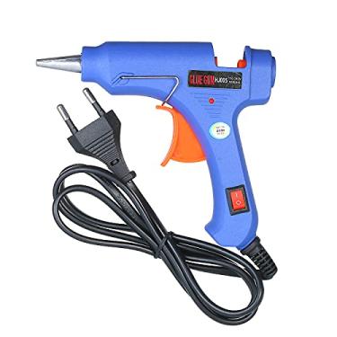 Imagem de Chusui 20 W Hot Melt Gun Cola Hot Melt Glue Machine Multifuncional Industrial Doméstico DIY Pistola de Cola com Botão de Interruptor Azul HJ005