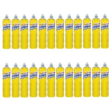 Imagem de 24 Detergente Líquido Neutro Frasco 500ml - Limpol