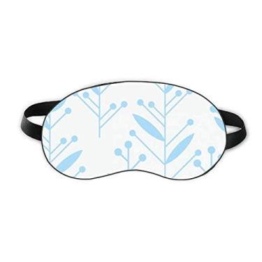 Imagem de Blue Bud Flower Plant Paint Sleep Eye Shield Capa macia para sombra noturna