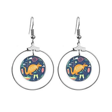 Imagem de Brincos de surfe estilo canguru Melbourne Austrália com argola pendente