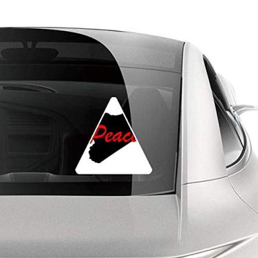 Imagem de DIYthinker Adesivo de carro com citação da paz para motocicleta e estilo decalque