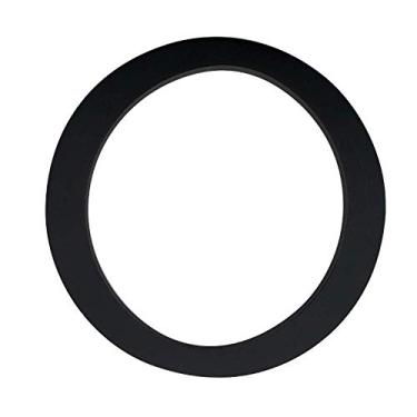 Imagem de Placa grande flutuante de número de casa preta, 10 cm, sinalização moderna para construção ao ar livre, números Huisnummer, placa de endereço, números de porta de casa