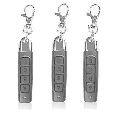 Imagem de Controle Remoto 433 MHz p/Portão Garagem Alarme Kit com 3