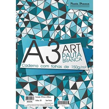 Imagem de Bloco Tecnico Sem Margem Desenho A-3 Art Pb 20 Folhas Br 150g - Pacote com 5, Pauta Branca, 5-2407-1, Multicor
