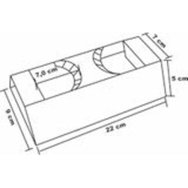 Imagem de Porta Copo De Papel P/  Delivery 180/400ml- 200Un. - Gbv - Gráfica Boa