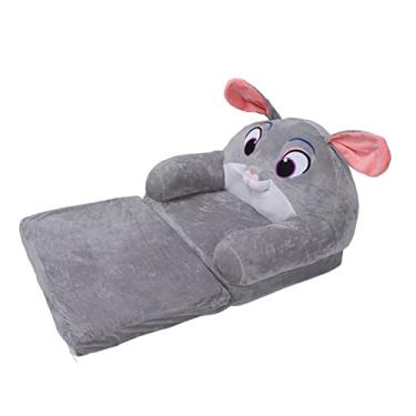 Imagem de Sofá Infantil Dobrável, Respirável, Confortável e Fofo, Sofá-cama Infantil para Quarto de Criança (2 níveis)