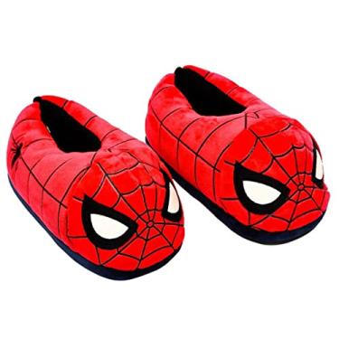 Imagem de Pantufa Homem Aranha 3D Calçado Infantil Unissex Oficial Marvel Tamanho:P;Cor:Vermelho