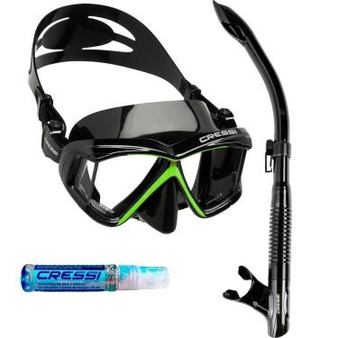 Imagem de Kit de Mergulho Cressi Pano 4 + Tao Semi Dry + Anti Fog-Unissex